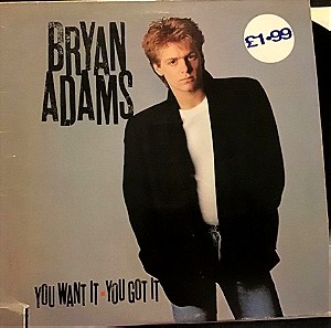 Δίσκος Βινυλίου Bryan Adams – You Want It,You Got It,Rock,Εξαιρετική Κατάσταση Δίσκος Μέσα  US Press