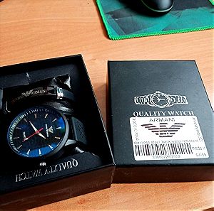 Ρολόι Armani Γνήσιο-Αφόρετο αγορασμένο 370! Δεκτος καθε ελεγχος!