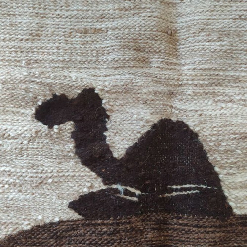 Decorative wool rug 100x66 cm like new