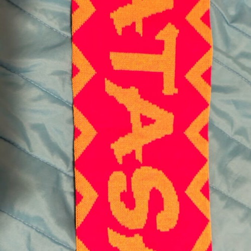 Galatasaray SK knitted scarf like new, authentic 2015-16