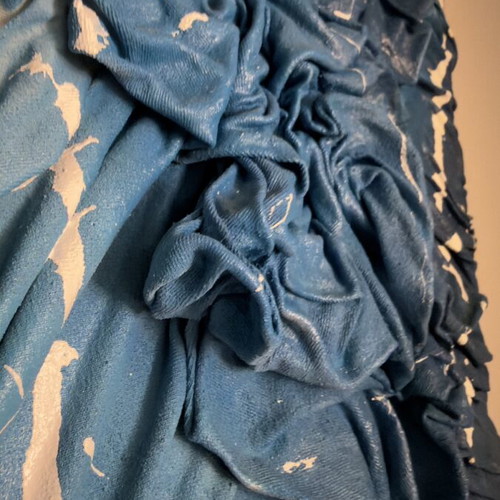 Big Blue painting new, unique technique and aesthetic