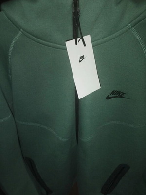 Nike Tech Fleece Jacket new, green, size L