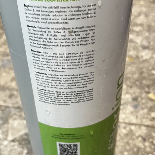 Water filter used for professional coffee machine