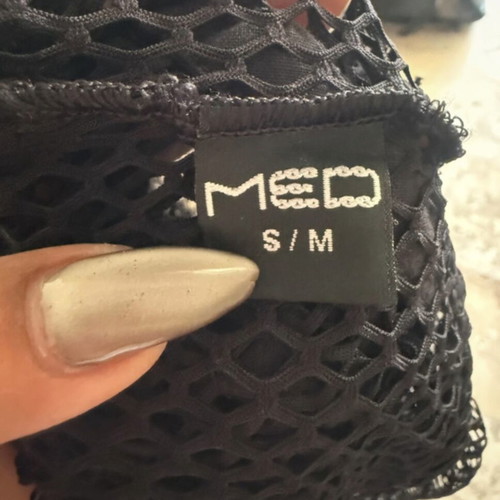 Med beach net like new, black, size S