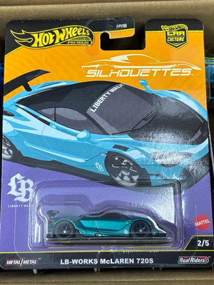 Hot Wheels Premium Silhouettes LB-WORKS McLaren 720S new sealed