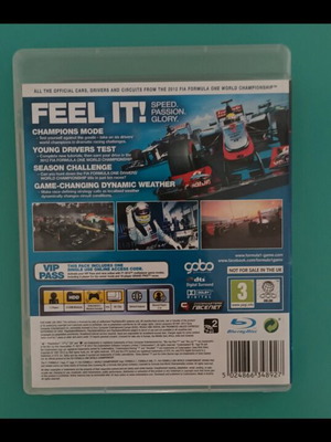 F1 2012 PS3 game like new