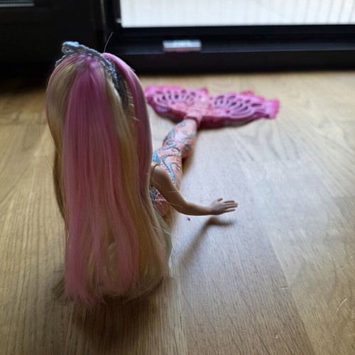 Barbie Color Magic Mermaid Doll 2012 used with accessories