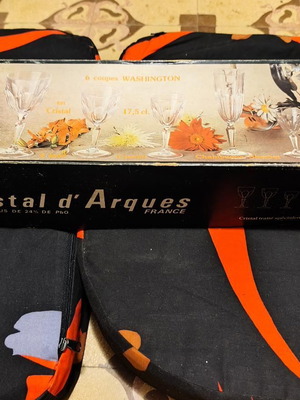 Cristal d'Arques Washington σετ 6 κούπες σαμπάνιας 17,5 cl σαν καινούργιο