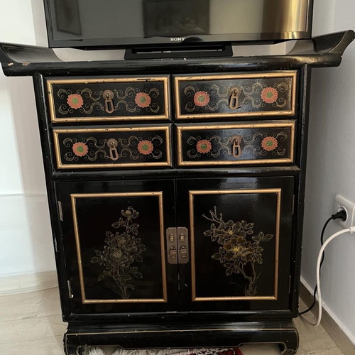 Antique Chinese cabinet like new, vintage handmade