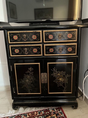 Antique Chinese cabinet like new, vintage handmade