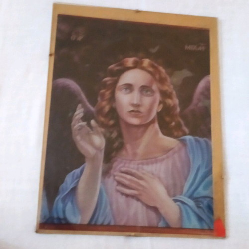 Religious image Archangel Michael used, 40x30 cm