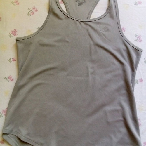 Adidas small gray tank top used, cool and lightweight