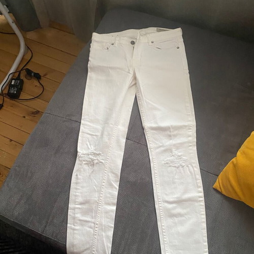 All Saints white jeans like new, size S / 36 / 8