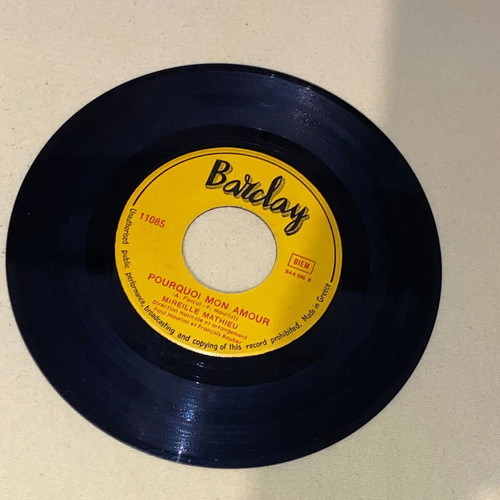 Mireille Mathieu Qu' Elle Est Belle rare 45 rpm record