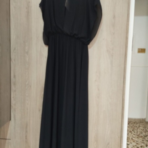 Lynne black maxi dress size 42 like new