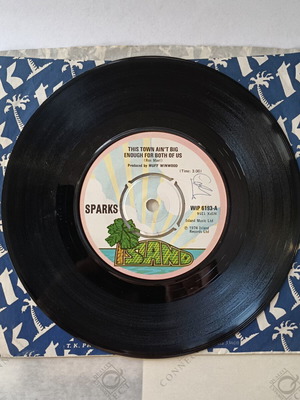 7" single Sparks This Town Ain't Big Enough μεταχειρισμένο, rock