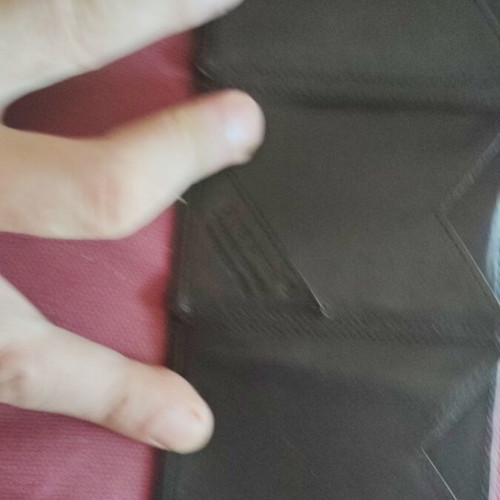 Wallets for cards like new, set of 2, black