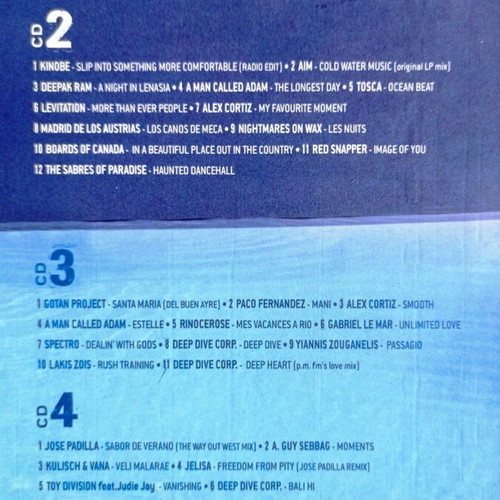 Blue Chillout 4 CD Box Set, Compact Disc Club Collector's Editions 39