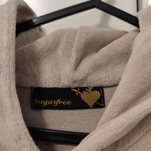 Sugarfree βελουτέ ζακέτα medium μεταχειρισμένη, με φθορές