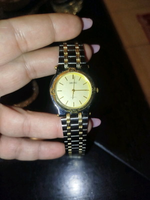 Seiko women's watch used vintage two-tone quartz