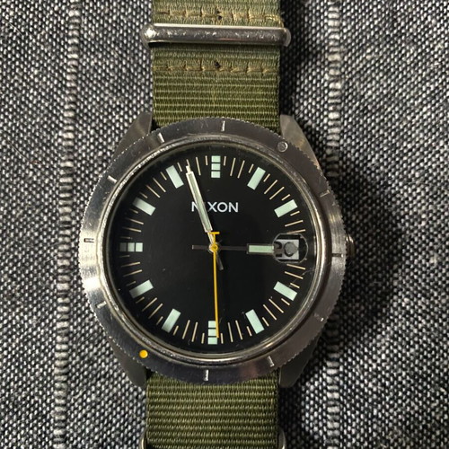 Nixon Rover II A355-1089 Wanderlust Green wristwatch used, full set