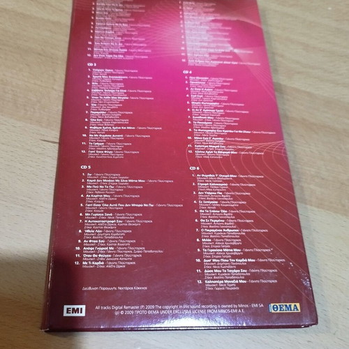 Giannis Ploutarchos CD box set like new, greatest hits, 6 CDs