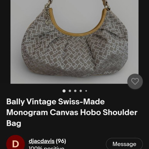 Bally shoulder bag used, beige