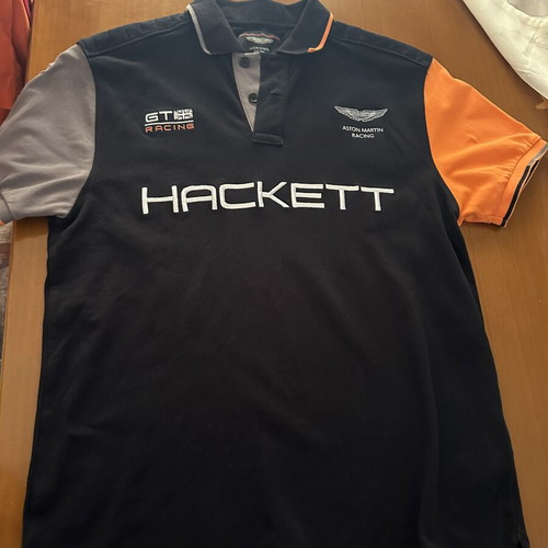 Polo Hackett Aston Martin racing black like new, size M