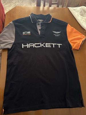Polo Hackett Aston Martin racing μαύρο σαν καινούργιο, μέγεθος M