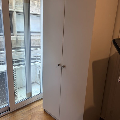 White clothing wardrobe 80x51x180 cm