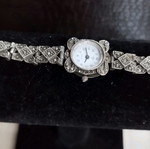 Antique silver watch used