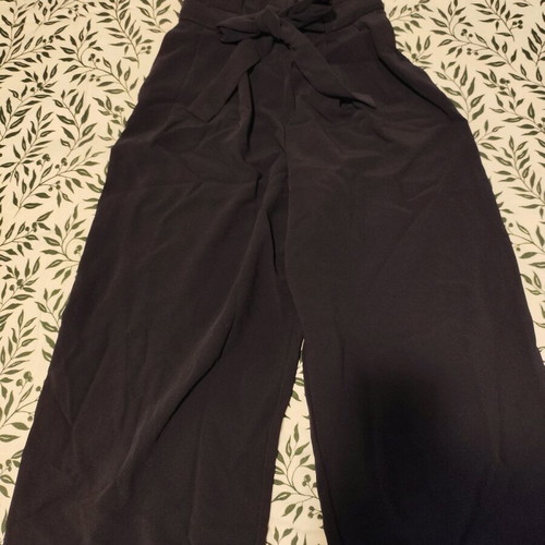 Benetton wide pants dark blue, like new, size S