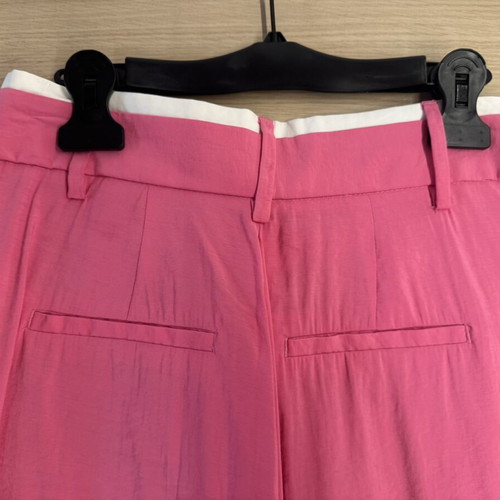 Stradivarius fuchsia wide leg trousers, size S