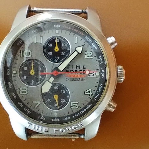 Time Force Super Chronograph and Helbros Quartz watches used