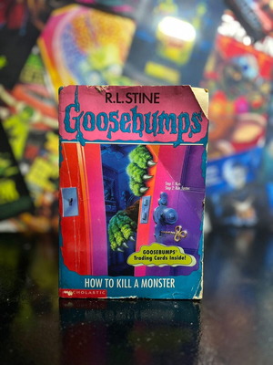 Goosebumps How to Kill a Monster book used, R.L. Stine horror