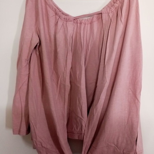 Thin spring blouse, pink apple color, size M-L