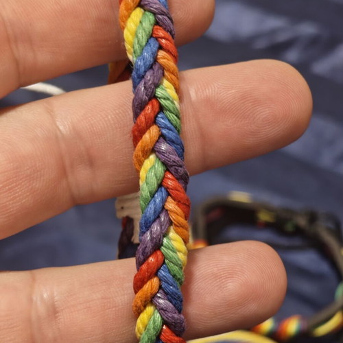 Macrame bracelets new, multicolor and black