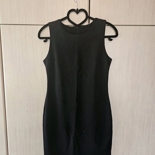Black mini dress like new, simple and elegant, small-medium