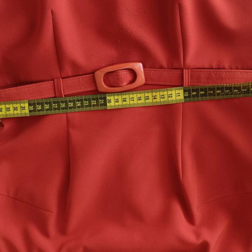 Guy Laroche dress used, brick red, size 38