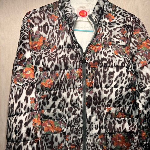 Jacket with various patterns like new