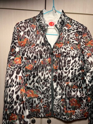 Jacket with various patterns like new