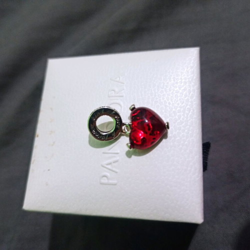 Pandora Charm Disney ALE S925 Love like new, red