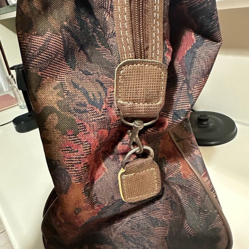 Travel bag like new, beige and brown
