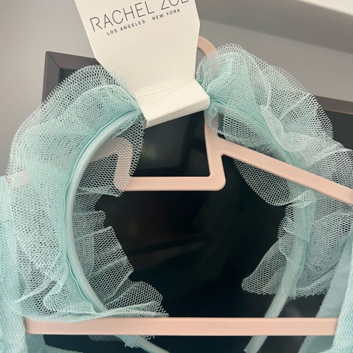 Φόρεμα Rachel Zoe από τούλι με κορδέλα, καινούργιο, τιρκουάζ, 4 ετών