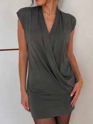 Women's dress gray size M like new
