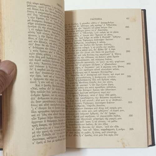Homer's Odyssey Volumes A & B used, translation by Iak. Polylas 1912