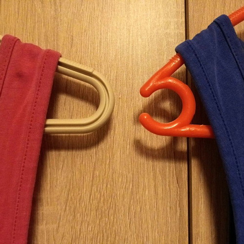 Esmara cotton tank tops set of 2 used, size S, blue and pink