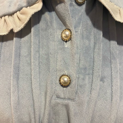 Velvet Lolita Dress like new, grayish blue and beige
