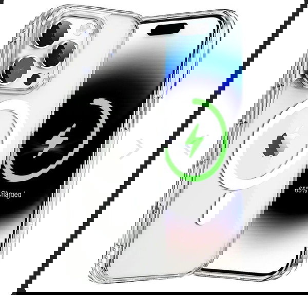 Θήκη Προστασίας Σιλικόνης Clear Case Με MagSafe iPhone 16 Pro Max