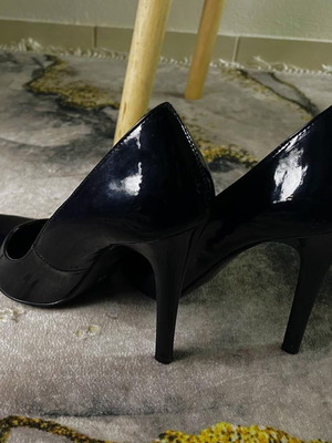 Γόβες Mairiboo for Envy μαύρες, τακούνι 11cm, σαν καινούργιες